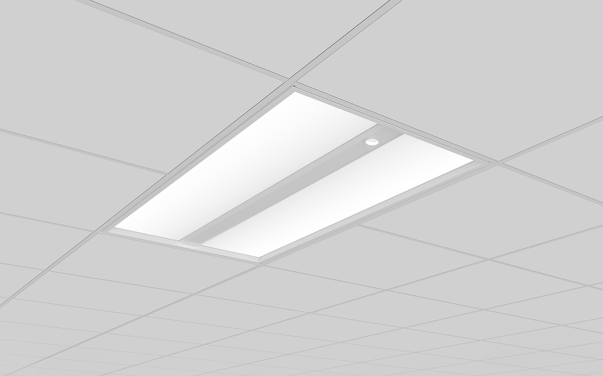 Recessed Multi-Function Overbed Troffer Light for Patient Rooms and Healthcare Facilities