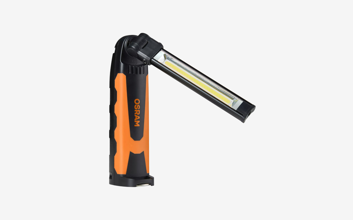Rechargeable LED Work Light for Automotive Inspections and Repairs