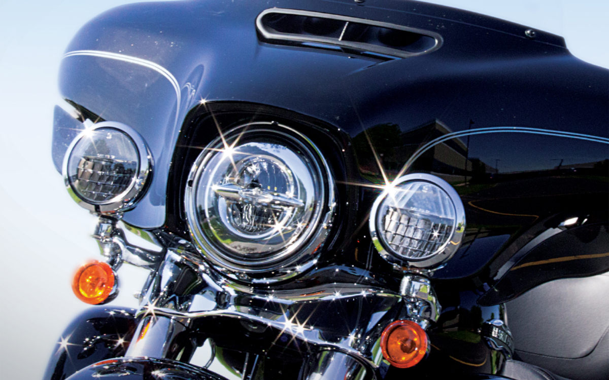 Reflector-Based LED Fog Lights for Motorcycles and Powersports