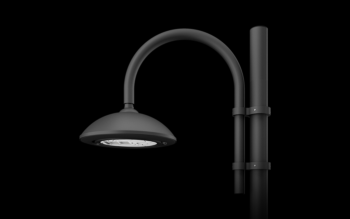 Retro-Inspired LED Street Lights with Aluminum and Steel Construction for Harmony Between Modern and Historic Urban Landscapes