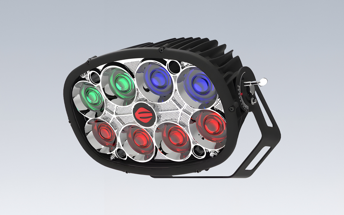 RGB LED Stadium Lights for Broadcast-Standard Sports Arenas, Soccer Fields, Athletic Facilities, and Multi-Event Venues