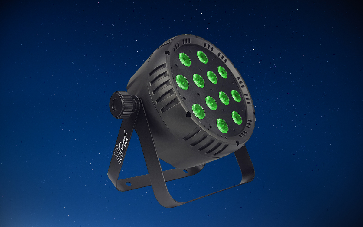 RGBA LED PAR Can Light with Sound Active Mode, Built-In Chase Effects, Strobe Functionality