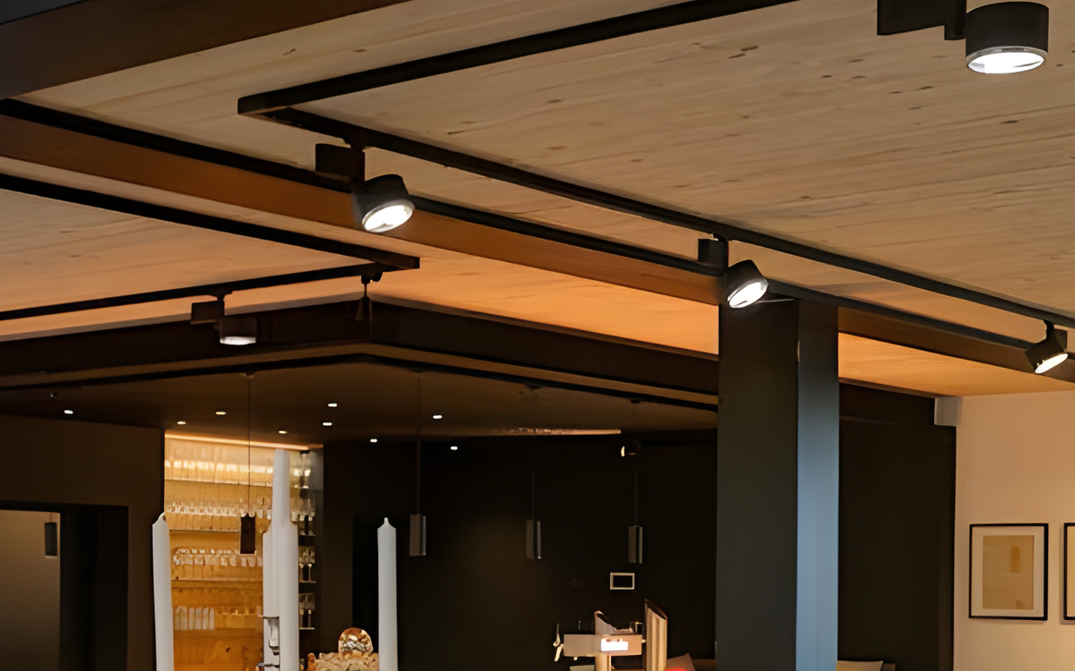 RGBW and Tunable White LED Track Light with Adjustable Zoom Optics