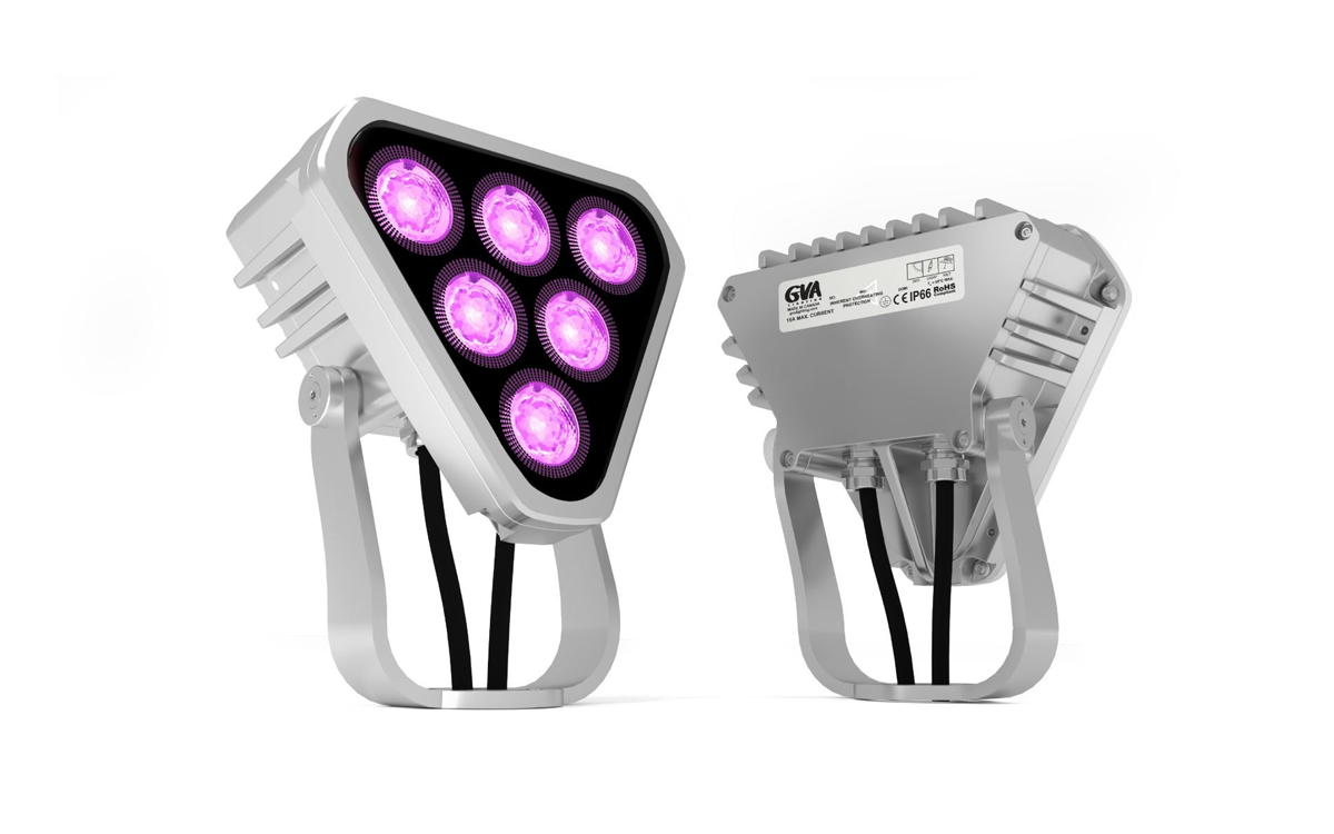 RGBW/RGBA Color-Changing Architectural Flood and Spot Light with DALI/DMX/Art-Net/sACN Compatibility
