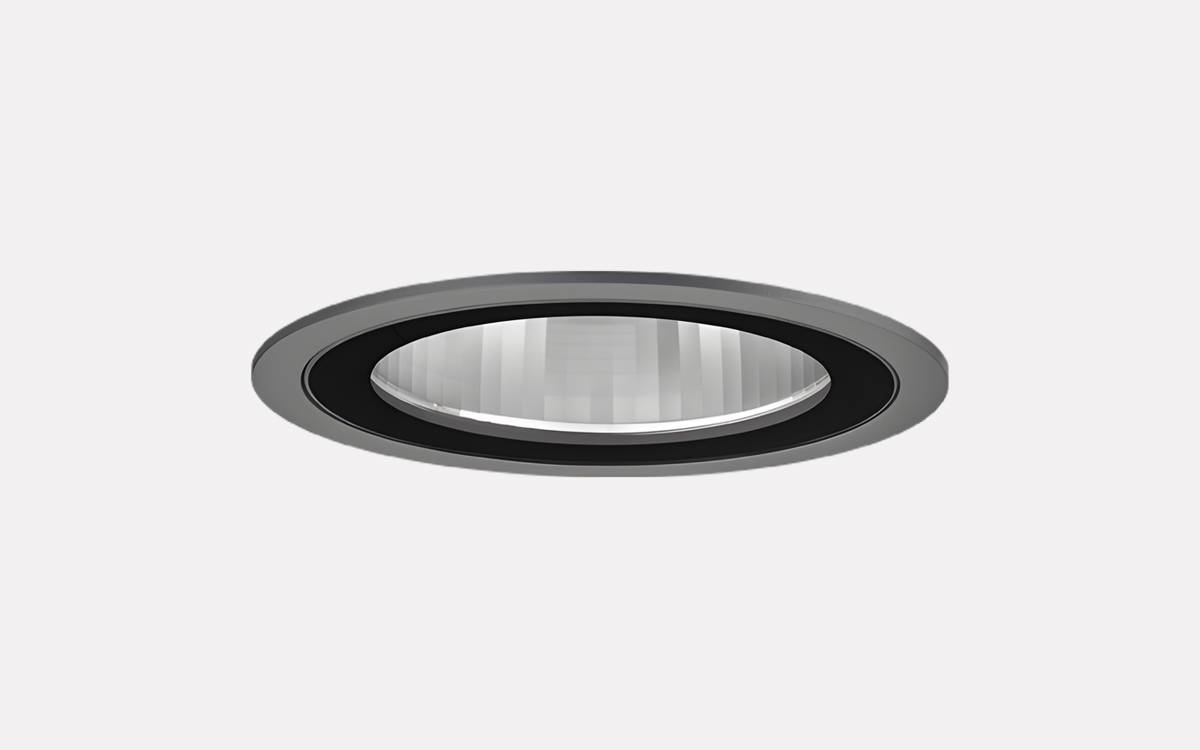 Sealed IP66 Tunable White Recessed LED Downlight for Moist and Dusty Environments with Glare-Control Optics