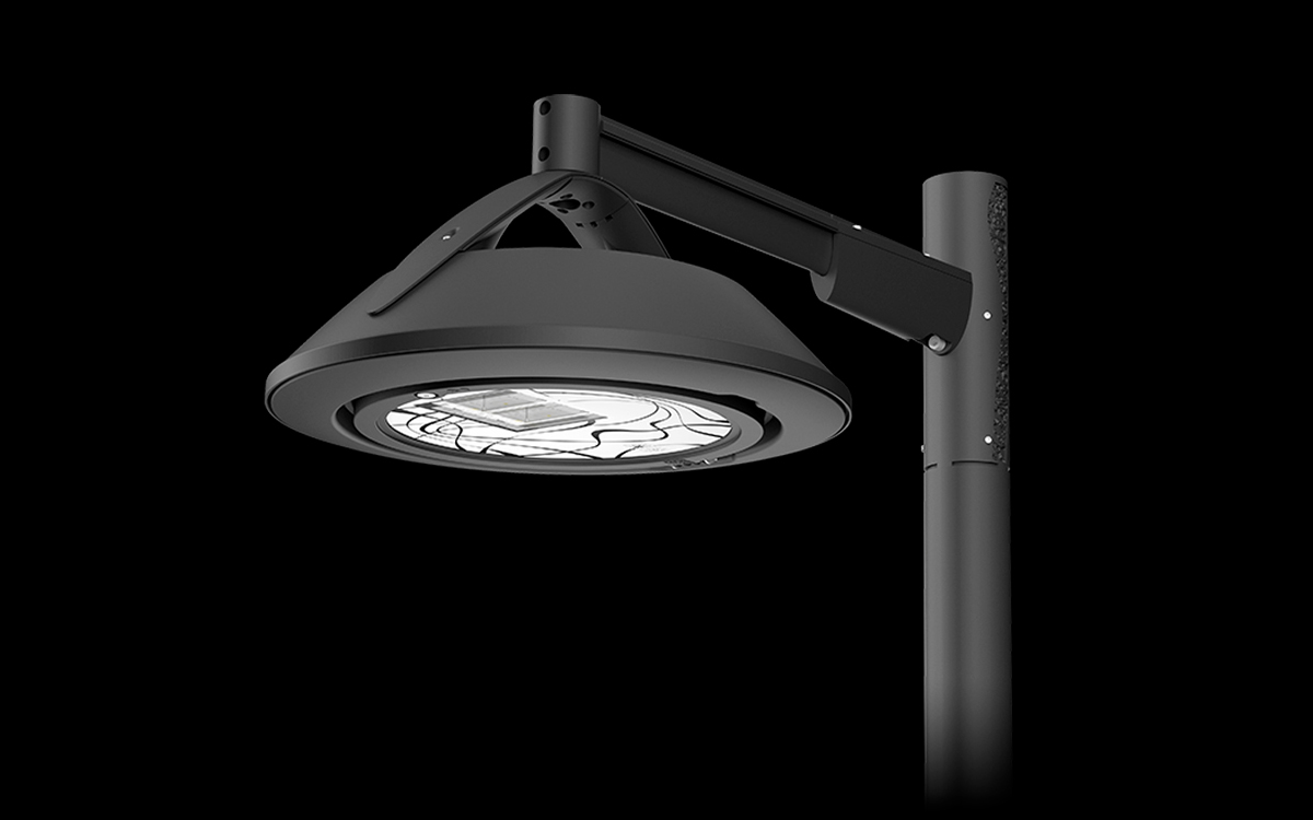Side-Arm Mounted LED Street Lights for Urban Streets, Suburban Roads, Wide Lanes, Parks, Cycle Paths, and Crosswalk Applications