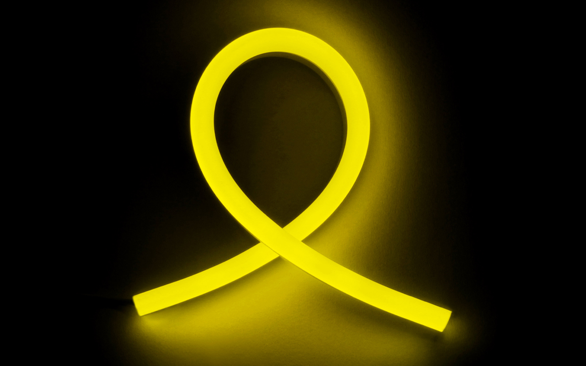 Side-Bend Waterproof Silicone Tube LED Strip Light for Neon-Style Façade and Signage Lighting