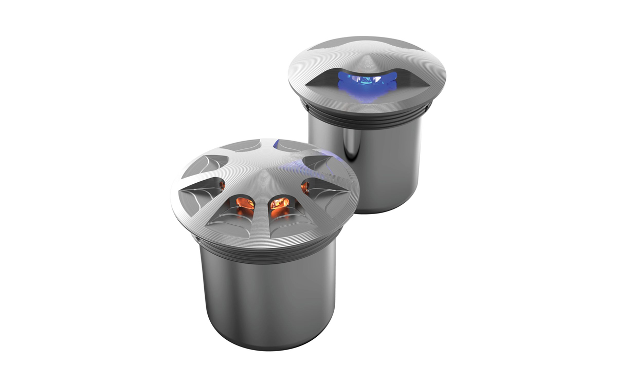 Side-Emitting Marker Light for Pathways, Pedestrian Areas, and Low-Speed Traffic Zones with IP68 and IK10 Rating