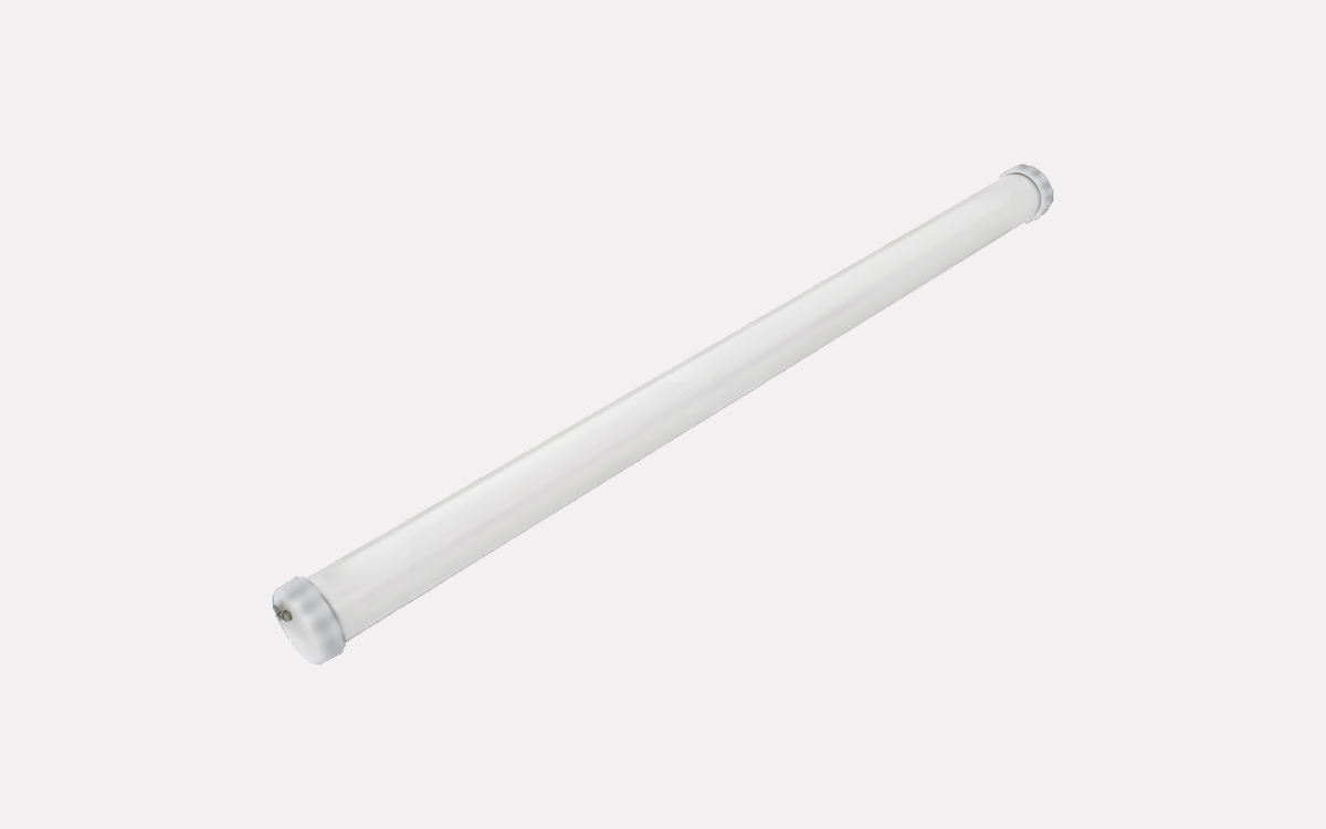 Slim Waterproof IP67/IP68 LED Tubular Lamp for Industrial, High-Humidity and Submersible Installations