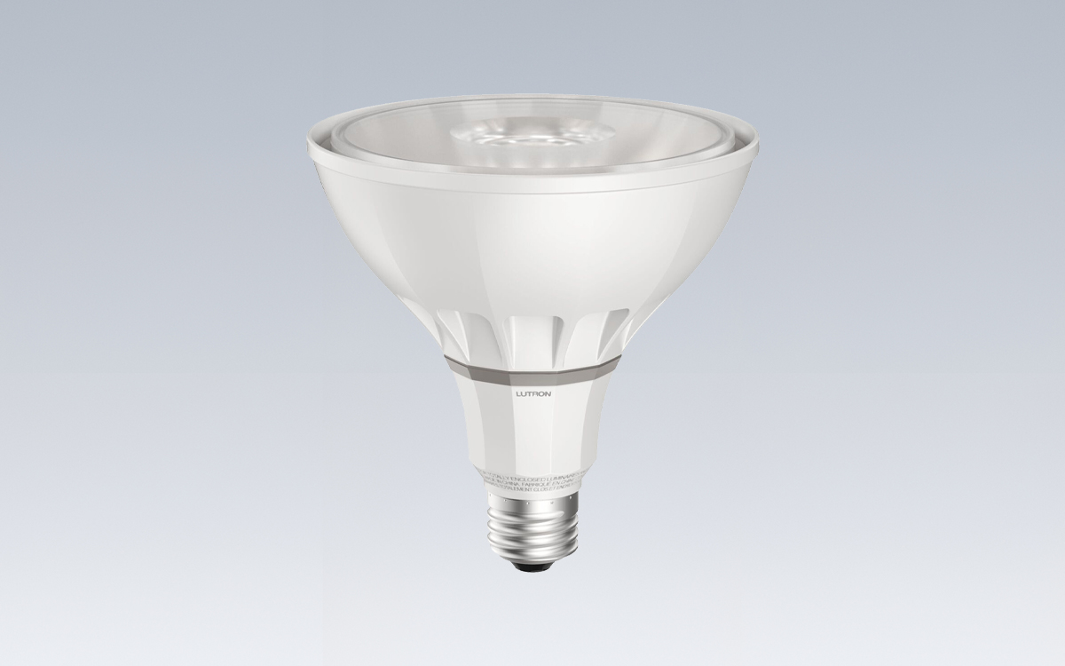 Smart Dimmable PAR38 LED Bulb Compatible with Lutron HomeWorks, Athena, and myRoom Wireless Control Platforms
