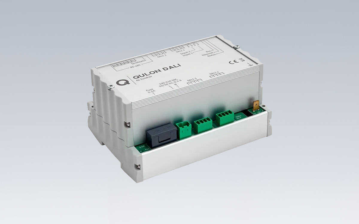 Smart Ethernet RS-485 DALI Street Lighting Converter with DIN Rail Installation and Remote Web-Based Configuration