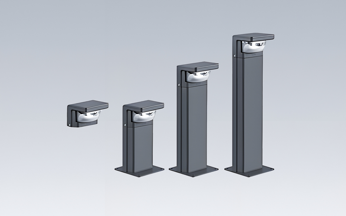 Smart LED Bollard Light with DALI and LRT Connectivity for Intelligent Outdoor Lighting Control
