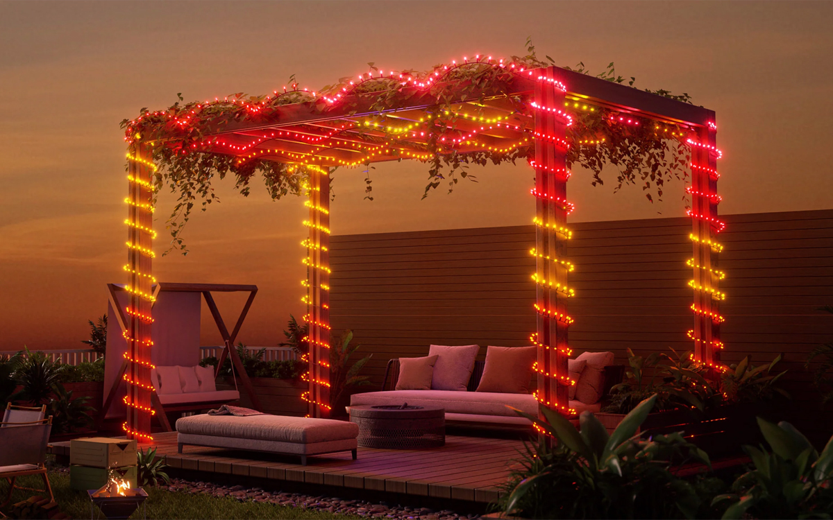Smart RGB Holiday String Lights for Outdoor/Indoor Christmas and Event Decorations