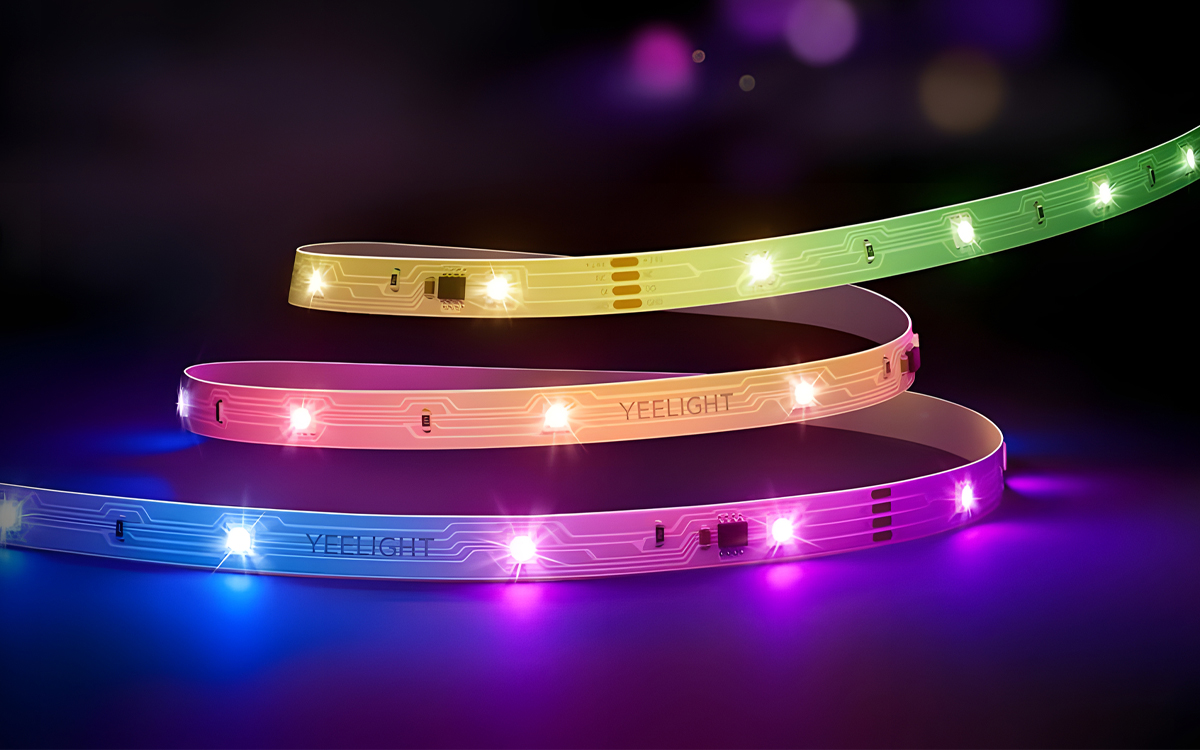 Smart RGB LED Strip with Tunable White Lighting and Color Synchronization for Dynamic Visual Effects