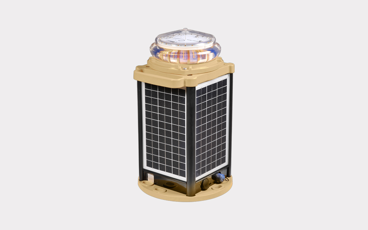 Solar LED Aviation Light for Permanent Runway and Helipad Lighting