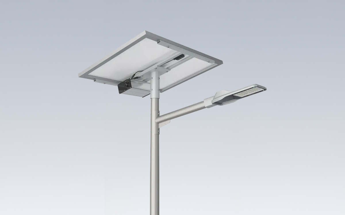 Split Solar LED Street Light with Monocrystalline Panels, Smart MPPT Controller, and Long-Life Lithium Battery