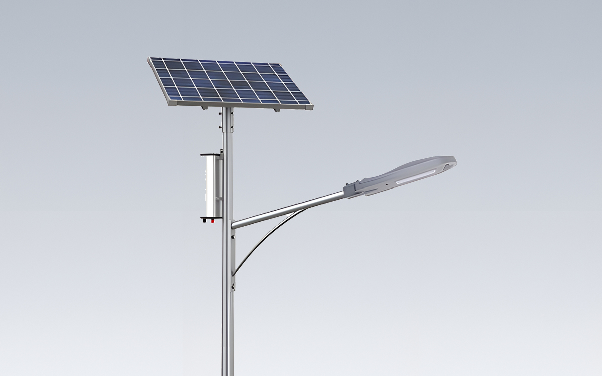 Split Solar Street Light with Long-Life Lithium Battery for Villages, Cities, and Parks