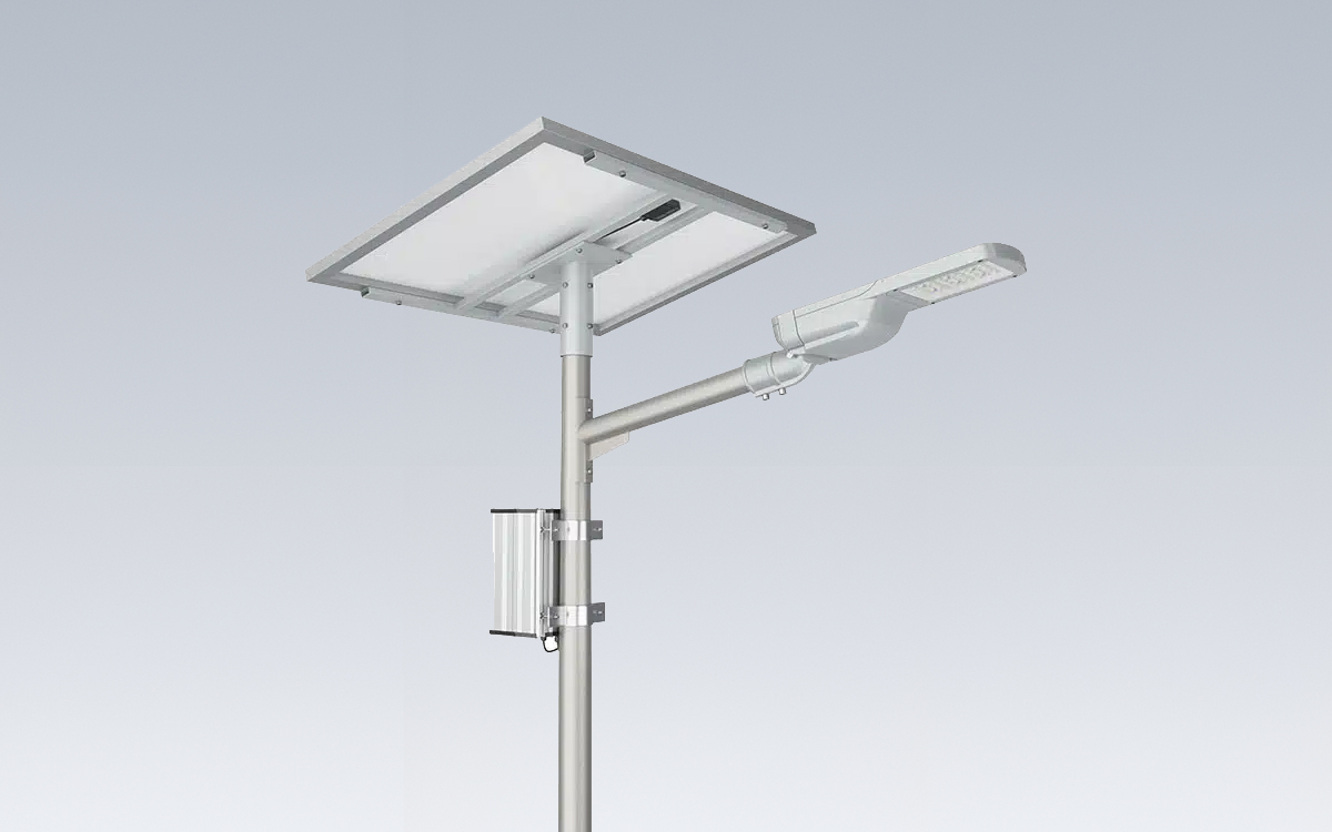 Split Type Solar LED Street Light for Remote Areas, Villages, and Off-Grid Lighting Projects