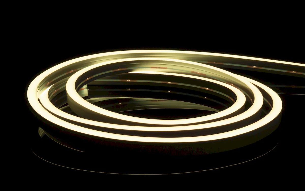 Static White Flexible LED Neon Strip for Seamless Direct-View Architectural Cove and Accent Lighting