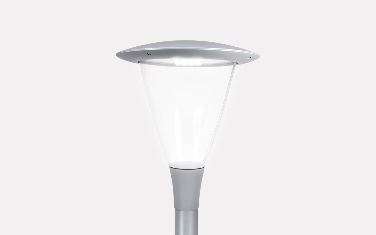 Stylish Post-Top LED Amenity Light for Pathways, Parking Lots, and Recreational Areas