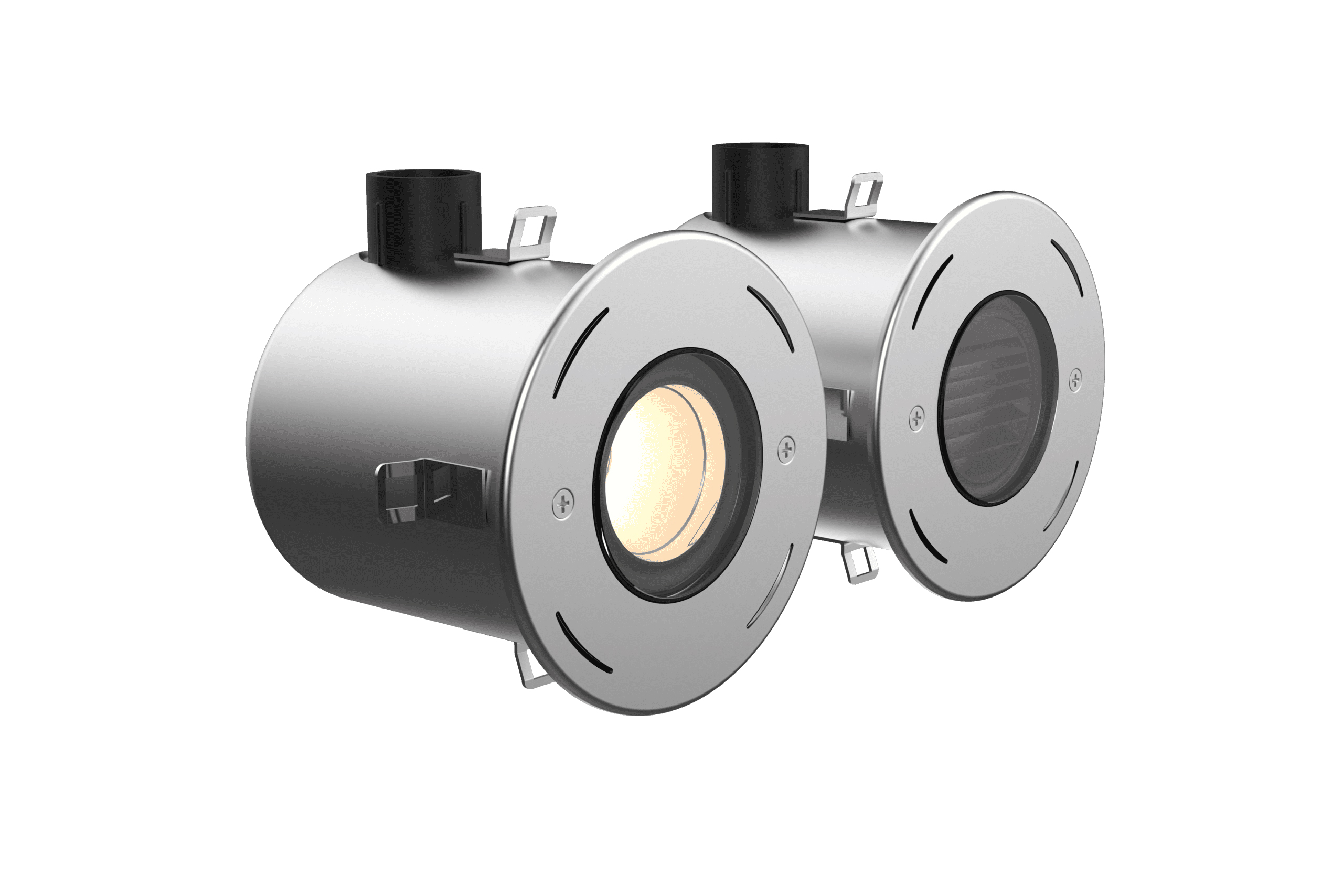 Submersible LED Luminaire for Pools, Spas, and Fountains with Pre-Installation Niche