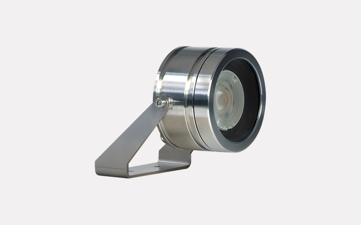 Submersible LED Spotlight with RGB/RGBW Color Mixing Options for Architectural and Underwater Installations