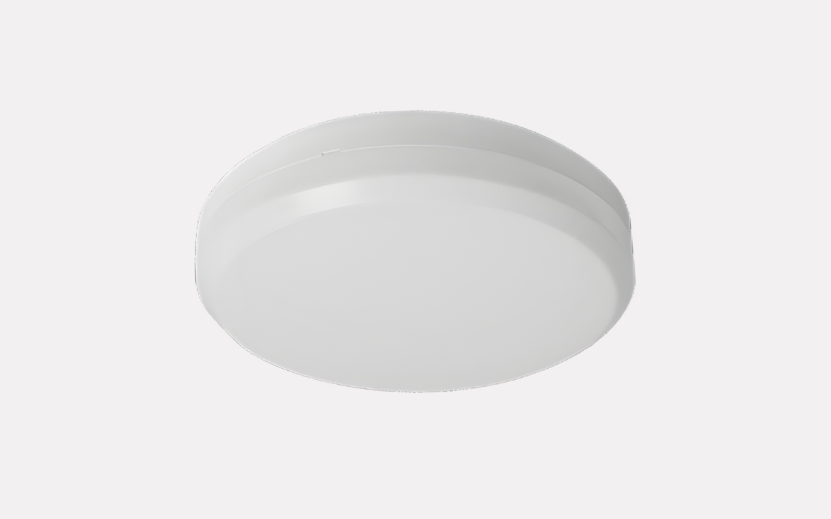 Surface-Mount Circular LED Wall/Ceiling Light for Moisture-Prone or Dusty Environments