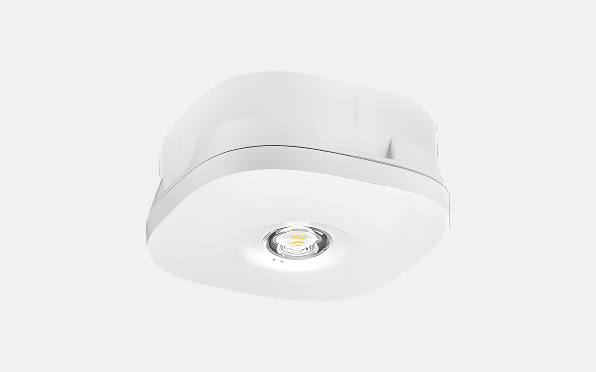 Surface-Mount Non-Maintained LED Emergency Light for Escape Routes and Open Areas