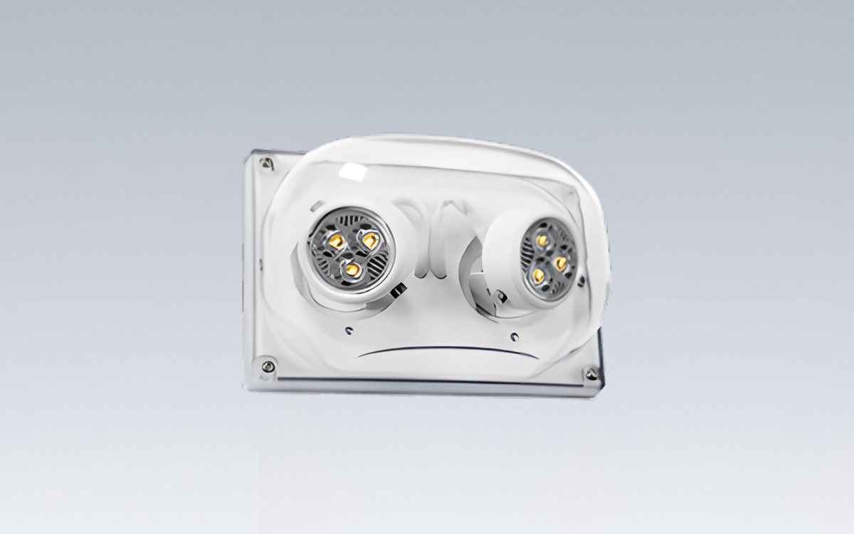 Surface Mount Wall or Ceiling Exit and Emergency Light with ADA Compliance