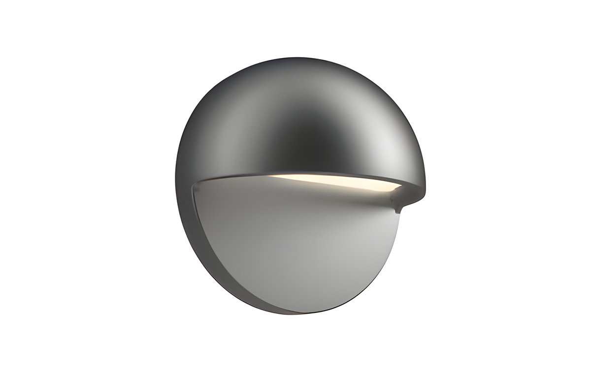 Surface-Mounted LED Wall Light with Glare-Free Downlighting and Zoning/Dimming Control