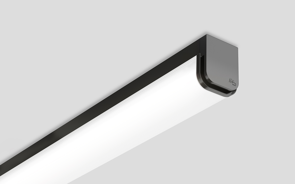 Surface-Mounted Linear LED Fixture with PoE, DALI, and Lutron Drivers for Offices, Corridors, and Bathrooms