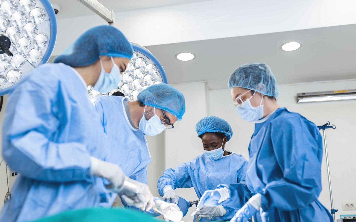 Surgical LED Downlight for Operating Theaters, Medical Labs, and Cleanroom Applications