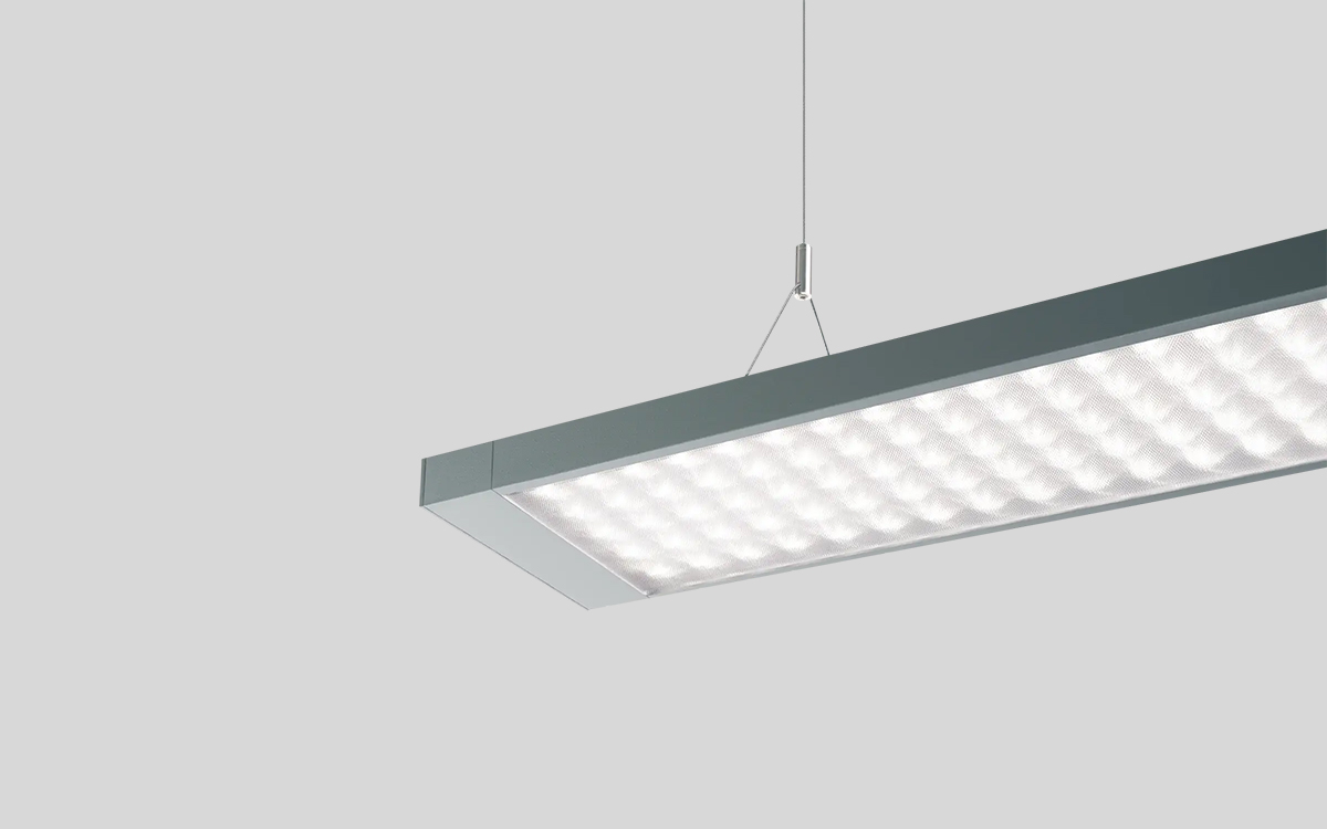 Suspended Direct/Indirect Linear LED Lighting Fixture for Office and Educational Applications