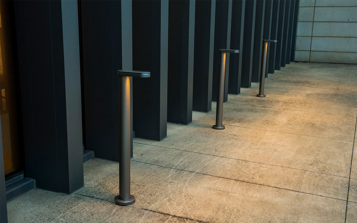 Torres Modern Outdoor LED Pathway Light with Low BUG Rating and Elegant Form Inspired by Urban Simplicity