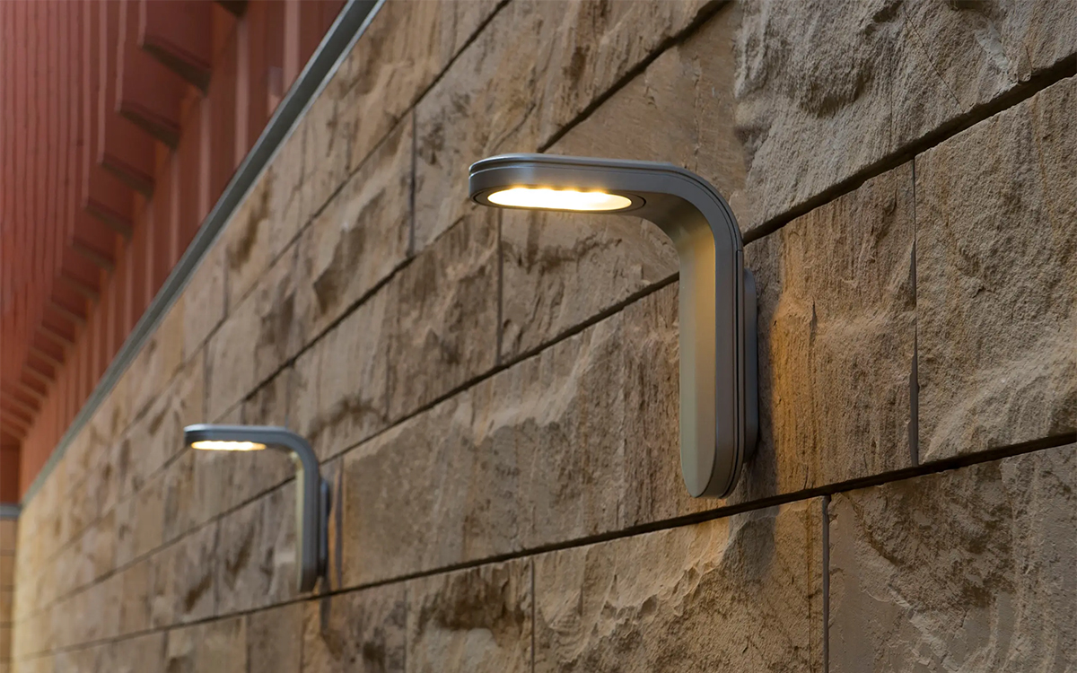 Torres Outdoor Wall Mount Light with Dimmable Driver and Minimalist Design for Urban Environments