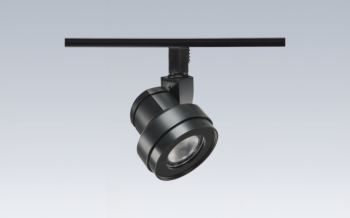 Track-Mounted LED Accent Fixture with Rear-Mounted Driver and Chromaticity Within 2-Step MacAdam Ellipse