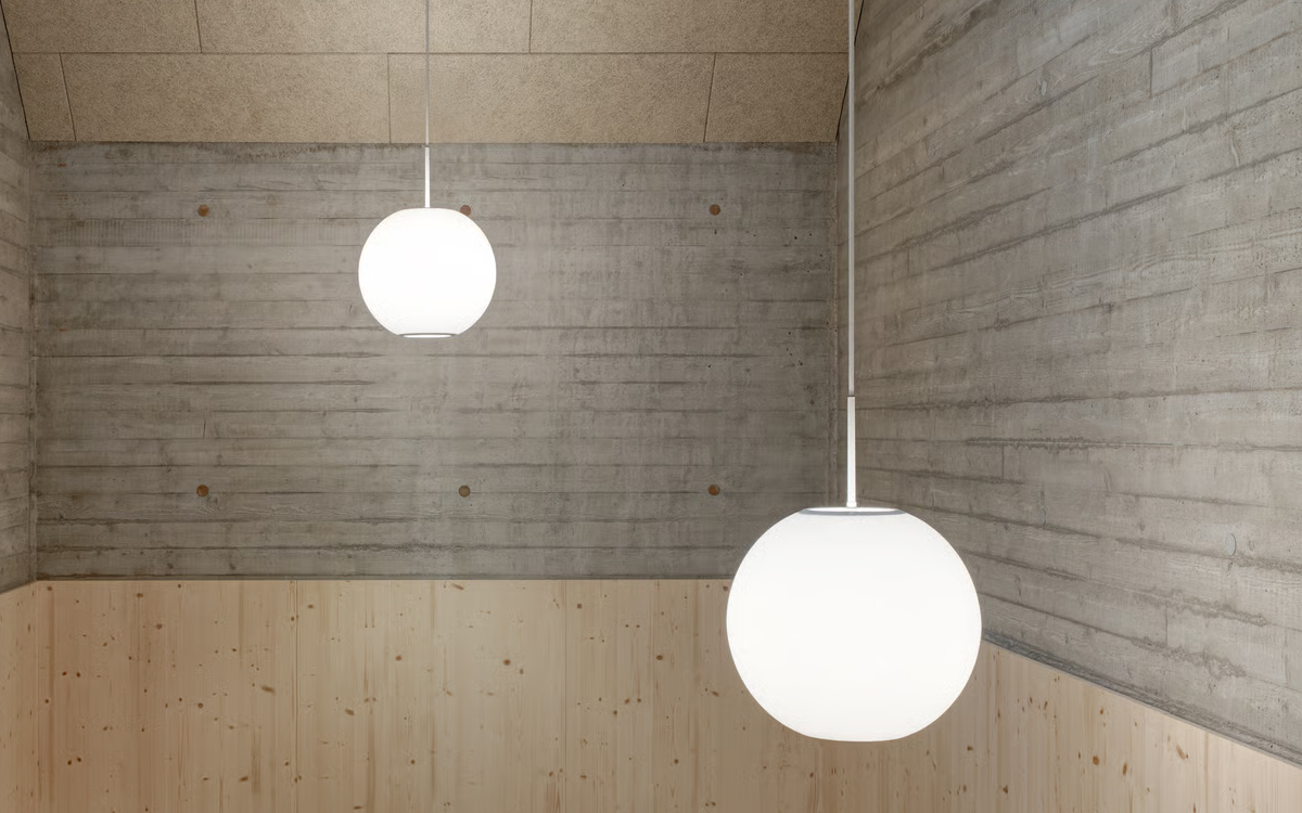 Translucent Globe Pendant Light with Uplight and Downlight Options for Ceiling Illumination