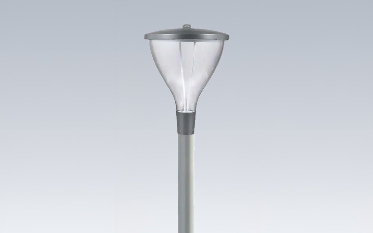 Transparent PC Lens LED Post Top Light for Streets, Parks, Courtyards, and Public Outdoor Spaces