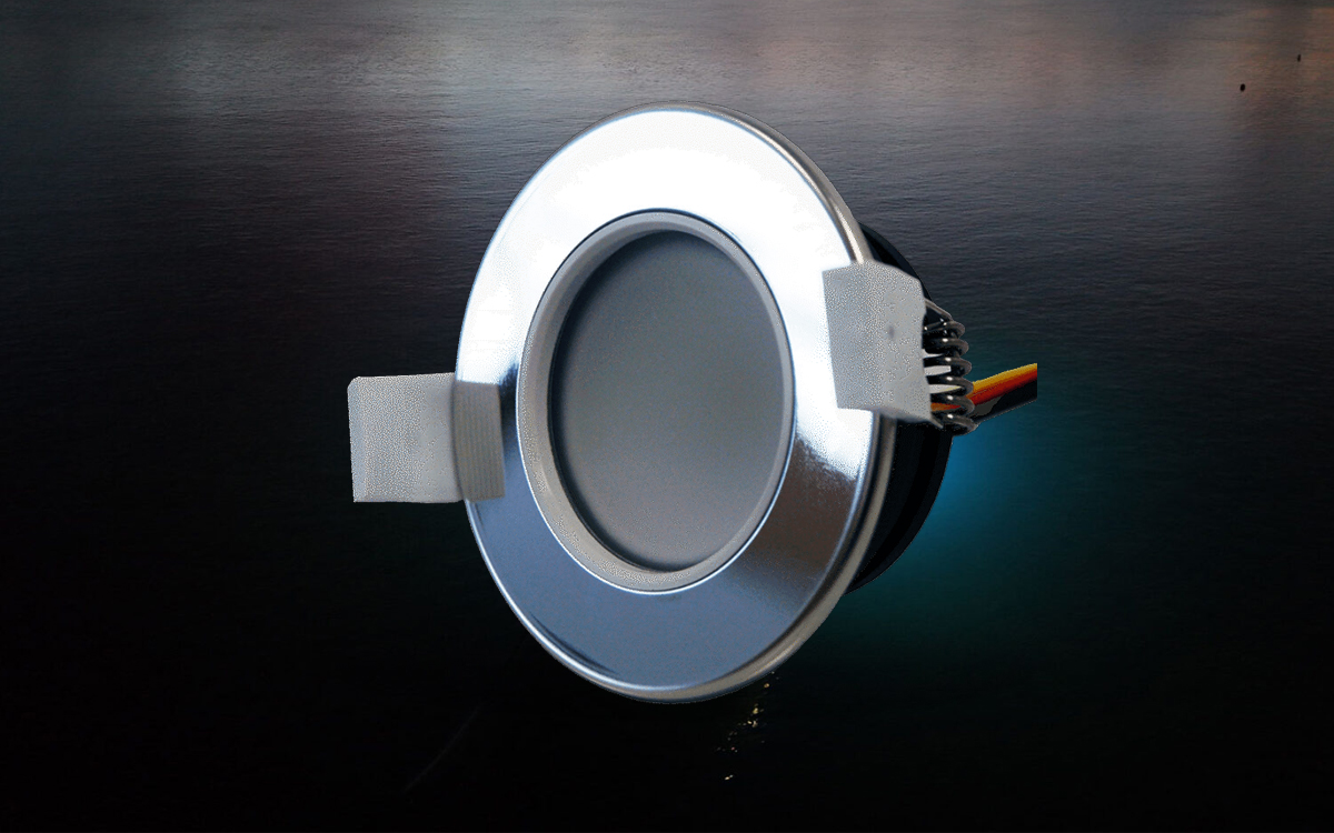Tunable White and RGB LED Downlight for Overhead Lighting in Marine and Outdoor Environments