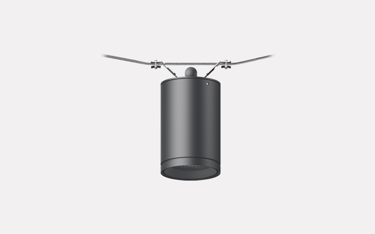 Tunable White LED Catenary Street Light for Urban and Pedestrian Zones