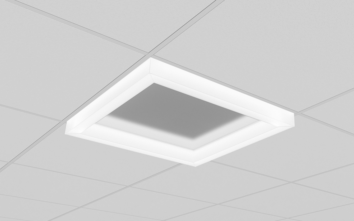 Tunable White LED Grid Fixture for Grid and Drywall Ceilings (Architectural 2x2 Troffer Alternative)