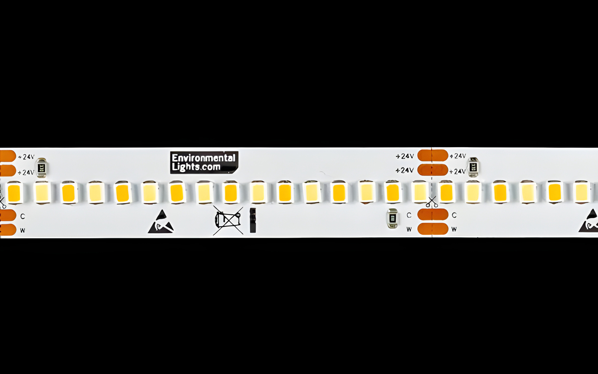 Tunable White LED Strip with Ultra-Dense LED Configuration for Smooth, Continuous Light