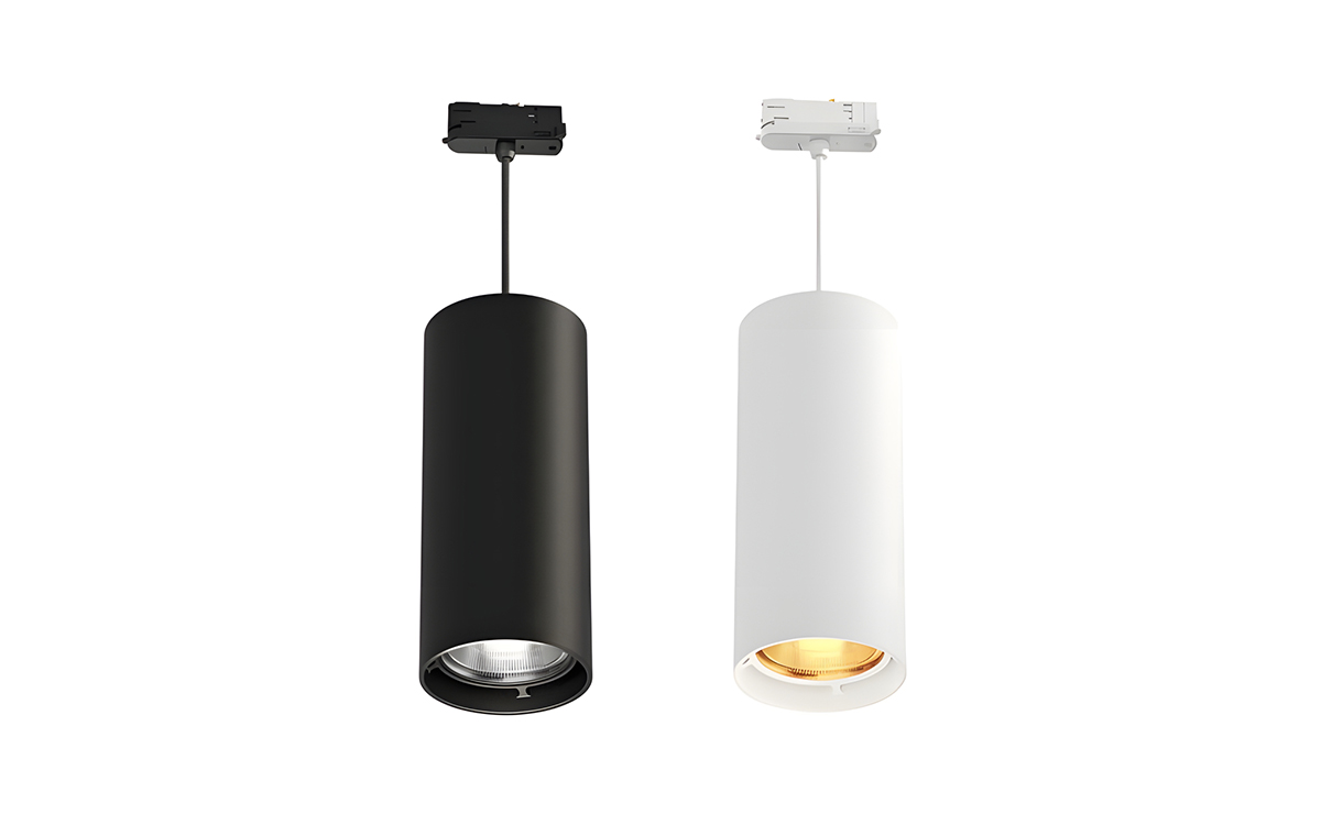 Tunable White LED Track Pendant with DMX512/Casambi Wireless Control for Theatres, Museums, and High-End Commercial Spaces