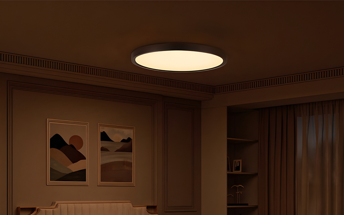 Tunable White Smart Ceiling Light with Smooth Dimming and Moonlight Mode for Bedrooms, Hallways, and Family Spaces