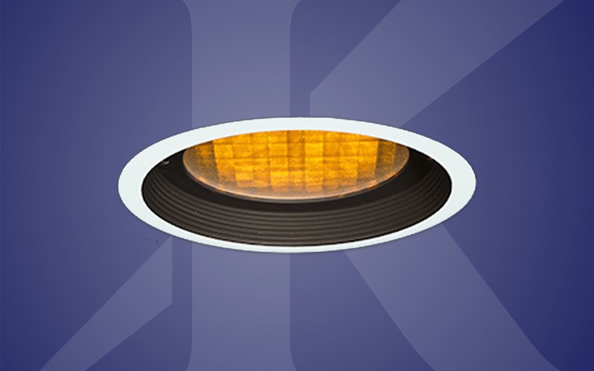 Turtle-Safe 8" Recessed Outdoor LED Downlight for Covered Ceiling Exterior Soffits and Canopies