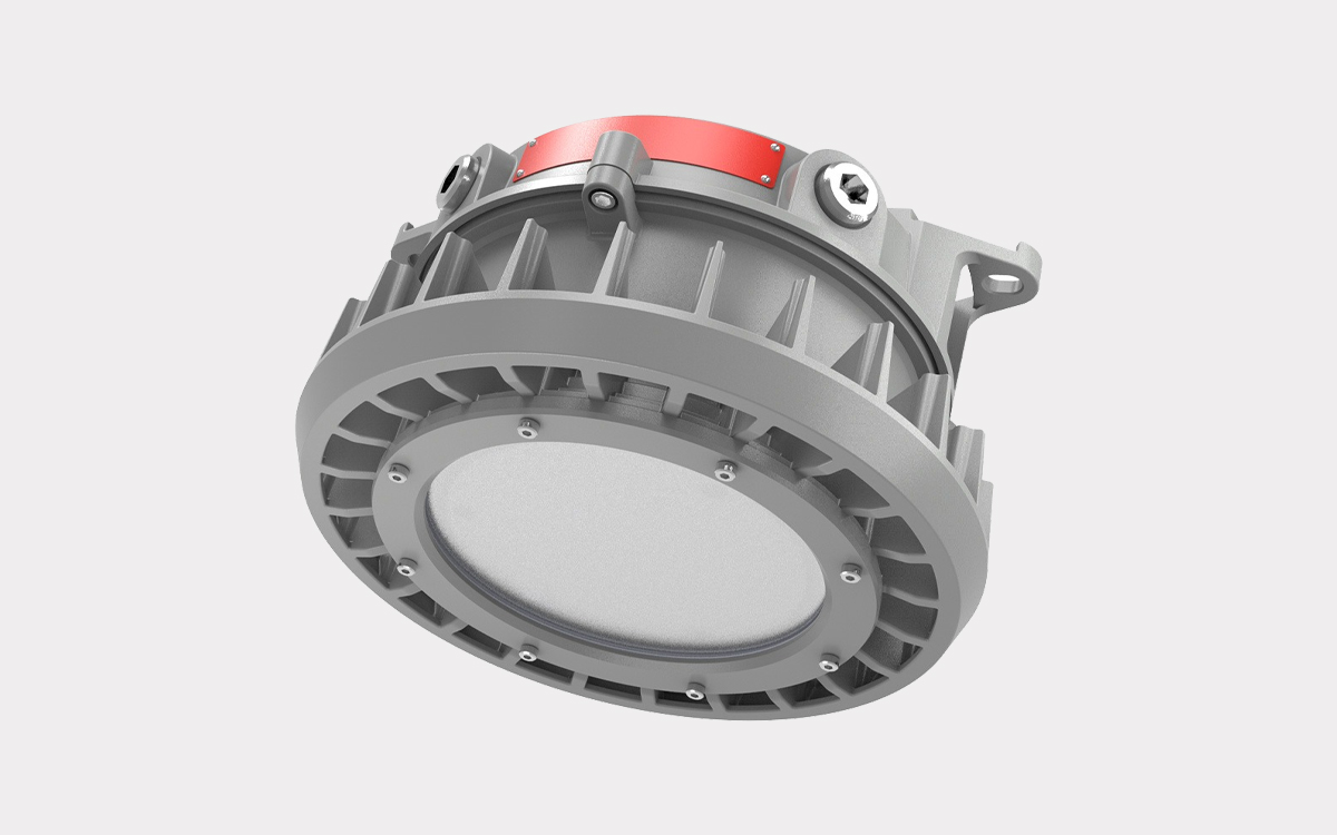 UL 844 and CSA Certified Explosion Proof High-Bay and Low-Bay LED Lights for Dust and Vapor Hazardous Environments