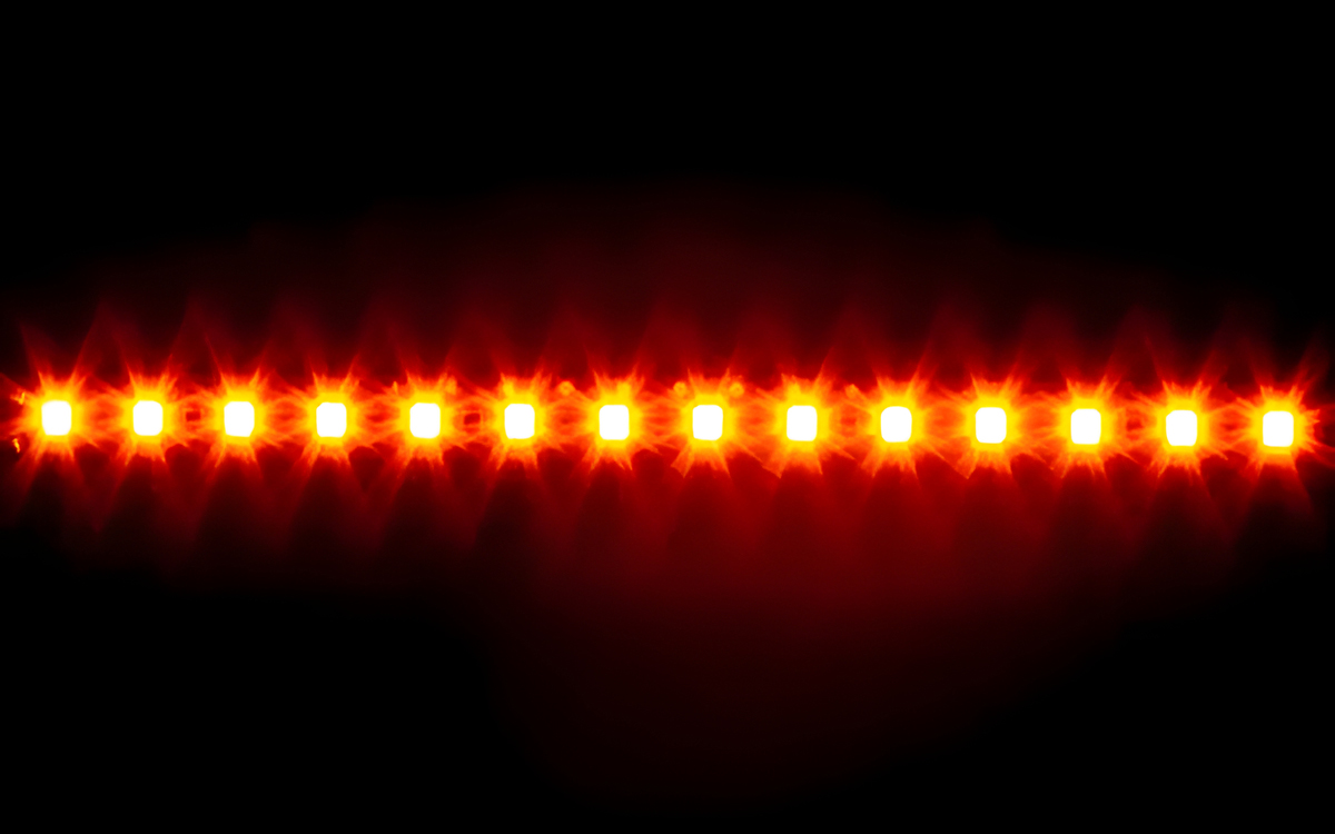 UL-Listed SMD2835 Amber LED Strip Light for Retail Displays and Visual Merchandising