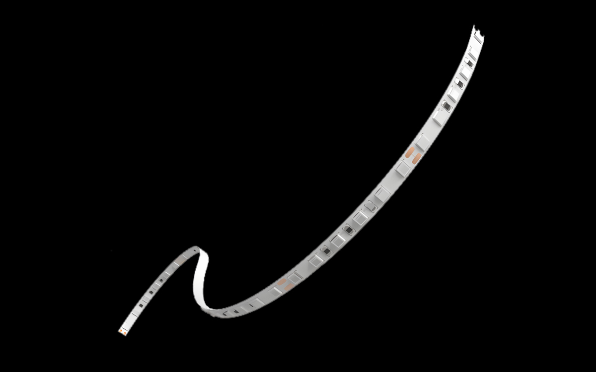 Ultra-Slim Static Color Micro LED Strip Lights with Brilliant Red, Blue, Green, Amber, and Violet Options