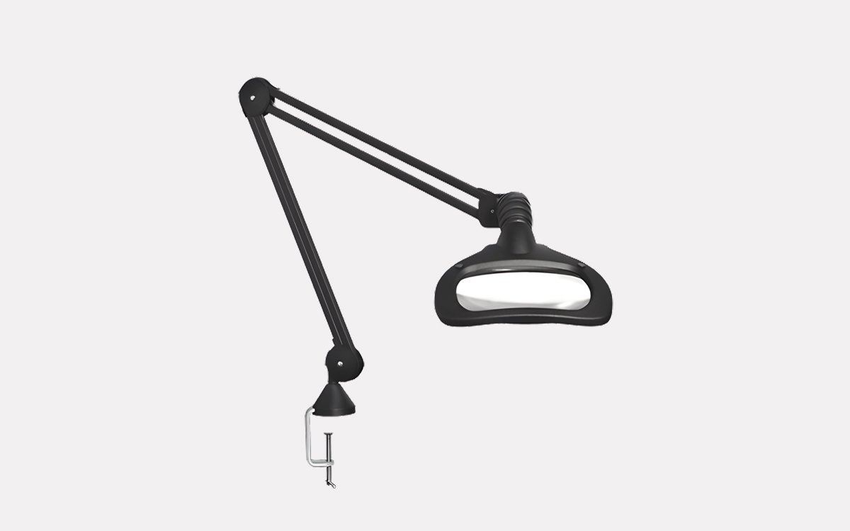 UV-A LED Magnifier for Forensic, Restoration, and Material Inspection