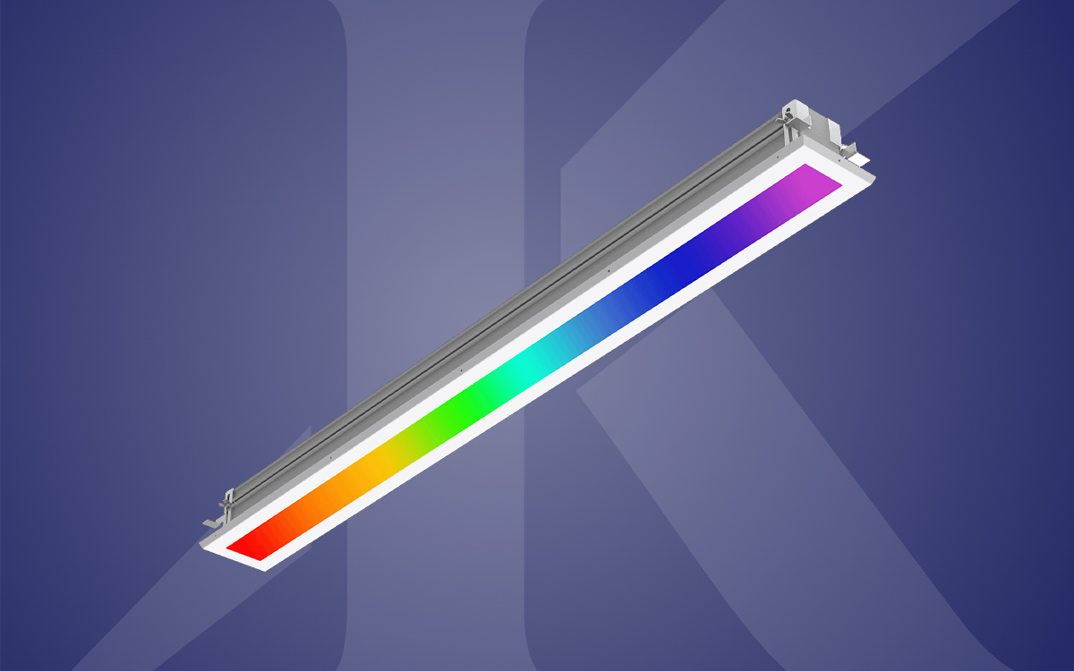 Vandal- and Ligature-Resistant RGBW Linear Slot Light with DMX Lighting Control for Behavioral Health Facilities